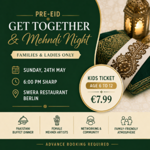 kids ticket (age 6 to 12 years) pre eid get together